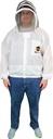 Mann Lake Provent Beekeeping Jacket, Professional Class ו-Industed Bee Gear with Self-Supporting Veil, Heavy-Duty Zippers, Avalon Wrist פתיחה, Reinforced High-Wear Areas & Chest Pocket, Medium-Duty Zippers, ההרחבה של אלסט וריסטס, Reinforced High-Wear Areas & Chest Pocket, Medium Medium, Medium