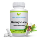 תוספי המוח - Memory, Focus & Clarity - All-טבעי Brain Boosting תוסף - פורמולה עם גידול של 41 nootropic: Choline, Pho sphatidyline, Bacopa Extract, Huperzine A