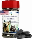 Vitality Science Pet Pluto - Probiotics טבעיים עבור חתולים וכלבים | תוסף תמיכה תזונתי | Cat Constipation & Dog Gas Relief | Daily Gut Health Probiotic (250 קפסולות)