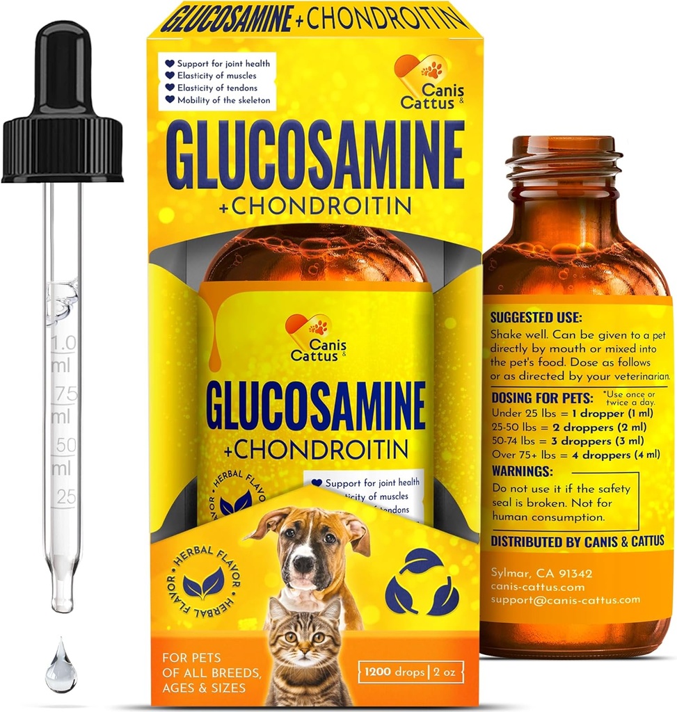 Glucosamine לחתולים | Dog Joint Liquid Supplement