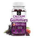 Calcium Magnesium Zinc Gummies עם High Absorption Magnesium, Potassium, D3 - עבור העצמות, השרירים, Immune & Sleep Support, טבעוני
