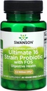 Dr. Stephen Langer's Formula - Natural Probiotic w /Prebiotic FOS - 16-Strain תוספת קידום תמיכה העיכול W / 3.2 מיליארד CFU לקפסולה - (60 ואג')