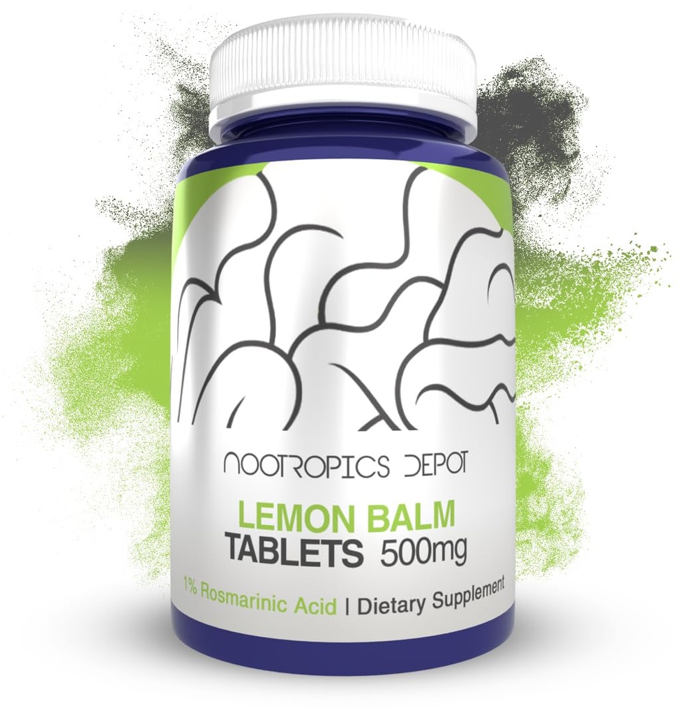 Nootropics Depot Lemon Balm לחלץ טבליות