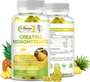סוכר חינם Creatine Monohydrate עבור גברים ונשים, Creatine Monohydrate תוסף עם Magnesium & Zinc & Ashwagandha, עבור צמיחה שרירים וכוח, אנרגיה, תוספת עבודה