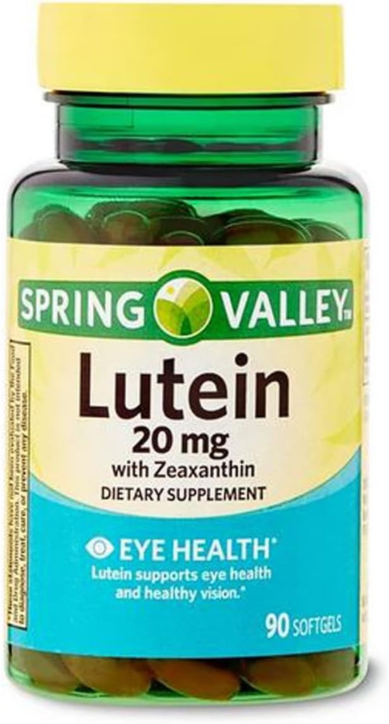 Lutein with Zeaxnthin Dietary Supplements, 20 מ"ג, 90 Count