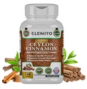 Ceylon Cinnamon כמוסות, אנרגיה, לב ומטבוליזם תמיכה, מוסמך אורגני Ceylon Cinnamon Pills, Non-GMO, טבעוני, Gluten-Free - 120 קפסולות