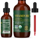 Global Healing Center - ויטמין B12 Sublingual 5000 MCG אורגני נוזל תוספת, Methyhydrobalamin, Adenosylcobalamin, hydroxo Long-Lasting Energy and Healthy Metabolism - ויטמין B12 טבעוני (1 עוץ)