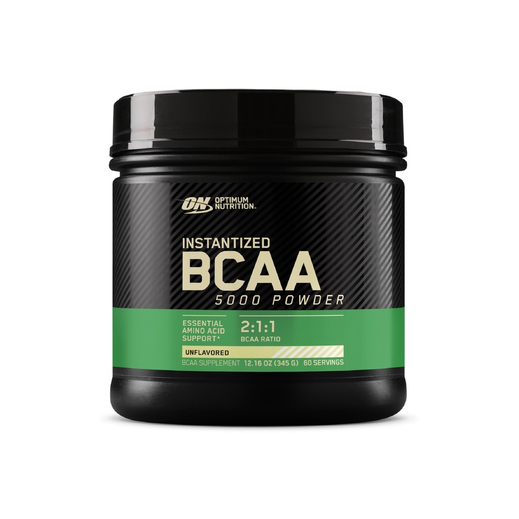 אופטימוסם תזונה מיידית אבקת BCAA, Unflavored, Keto Friendly Branched Chain Essential Amino Acids אבקת, 5000 מ"ג, 60 משרתים (Packaging May Vary)