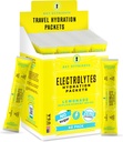 KEY NUTRIENTS Multivitamin Electrolytes hydrotion Packets - רענון Lemonade Post Workout and Recovery 40 Pack - No Sugar, No Calories - אבקת נסיעות