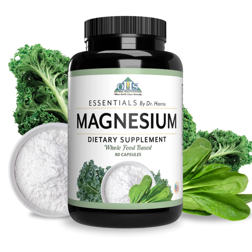 מערכות בריאות אופטימיות Magnesium | פטנט Magnesium Glycinate 432 מ"ג | תמיכה בתפקוד השרירים | Heart Health Support Band | 90 קפסולות