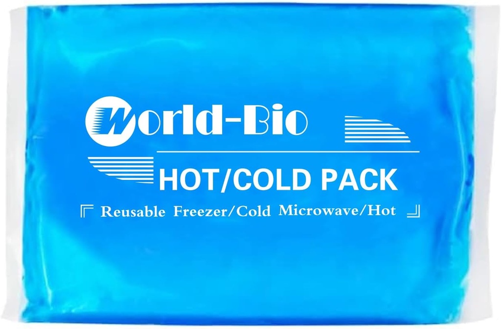 חבילות קרח גדולות עבור Injuries Reusable Gel(8.3'x12.4'), חבילה קרה גמישה עבור הקלה בכאב, Hot/Cold Compress Therapy Gel Freezer Pack for Shoulder, Back, Legs, Knee, Surgery, Swelling, Inflammation