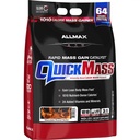 AllMAX QUICKMASS, קובצי Cookie & Cream - 10 lb - Rapid Mass Gain Catalyst - עד 64 גרמות של חלבון Per משרת - 3:1 Carb לחלבון Ratio - Zero Trans Fat - עד 70 משרתים