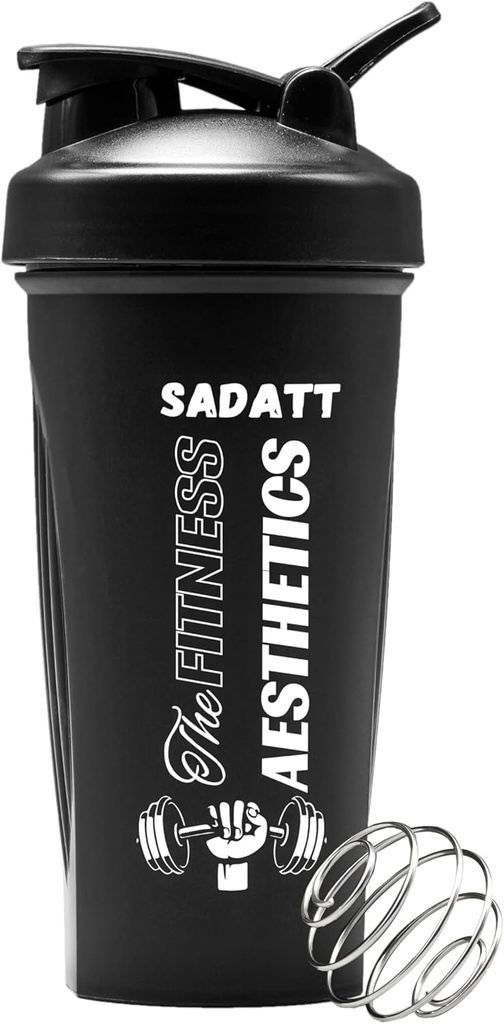 SADATT 28 Ounce חלבונים Shaker בקבוק עבור התעמלות טרום עבודהout - BPA-Free, Leak-Proof, Dishwasher Safe
