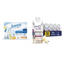 Juven Nutrition שתי אבקת מיקס עבור Wound Healing, 30 Count + להבטיח מקס חלבון שקד, וניל צרפתית 12 Pack