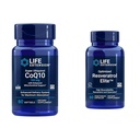 Life Extension Super Ubiquinol CoQ10 60 Softgels ו Optimized Resveratrol Elite 60 קפסולות צמחוניות Bundle