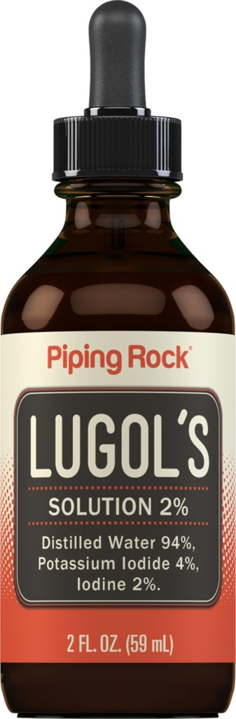 Lugols Iodine טיפות 2% 2 fl oz