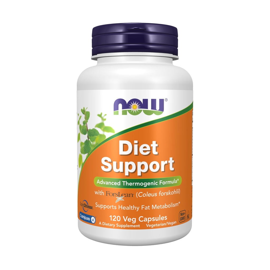 Now Foods Supplements, Diet Support with ForsLean® (Coleus forskohlii), 120 קפסולות Veg