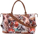 Weekender Bag Duffle Bag for Women Large Travel Tote Bag Overnight Weekend Bags with Shoulder Cow Leopard Atzec