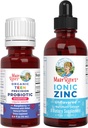 MaryRuth Organics Precision Probiotics for Teens (Raspberry) & Zinc Drops | פרויקט תווית נקייה מאומת ® | ויטמינים לבריאות Gut, Immune Support, & Total Wellness