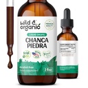 Wild & Organic Chanca Piedra נוזל לחלץ - Stone Breaker for Kidney Stones & Gallbladder Support - Herbal Tincture for Urinary Tract Well-Being - טבעוני, סוכר ואלכוהול חינם - 2 floz ozoz