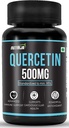 Quercetin 500 מ"ג קפסולות - סטנדרטי ל-95% | תוספת גבוהה של Purified & Bioavailable | Natural Bio-flavonoids & Powerful Anti-Oxidants (30 קפסולות)