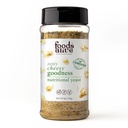 מזונות חיים Zesty Cheesy Goodnessal Yeast, 6oz Shaker Jar / Non-Fortified, אבקת גבינות טבעונית העונה