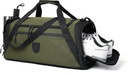 התעמלות Duffle Bags for Men & Women, Big Duffle Bag for Men Travel, סוף שבוע Overnight Bag with Shoe השוואתי & Wet Pocket, Water Resistant Sports Duffle Bagage