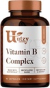 Utzy Naturals ויטמין B Complex | מכיל את כל 8 ויטמין B חיוני | עם כולסטרול ו- Inositol | 60 קפסולות