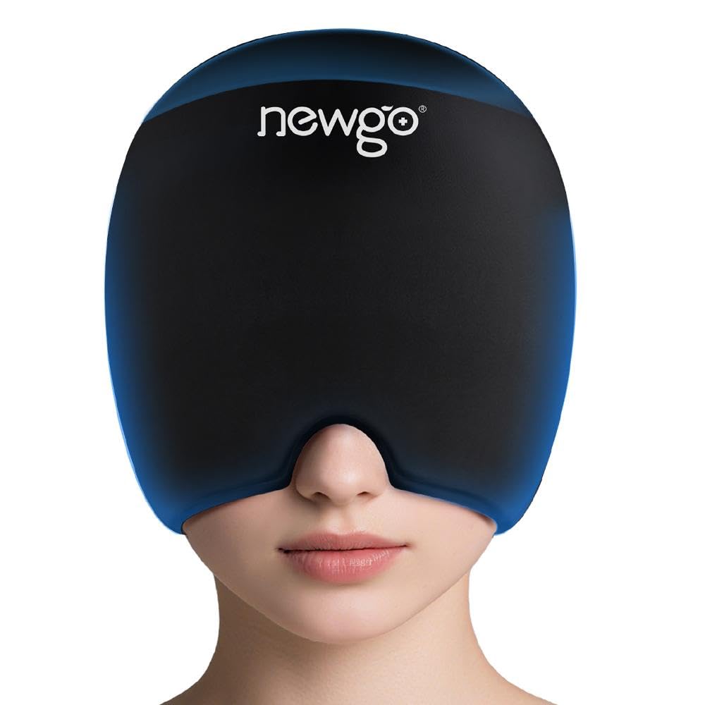 חדש Migraine הקלה Cap Headaches Ice Cap with Top Coverage, Hot and Cold Therapy, Migraine Headache הקלה Cap for Tension, Stress & Hangover