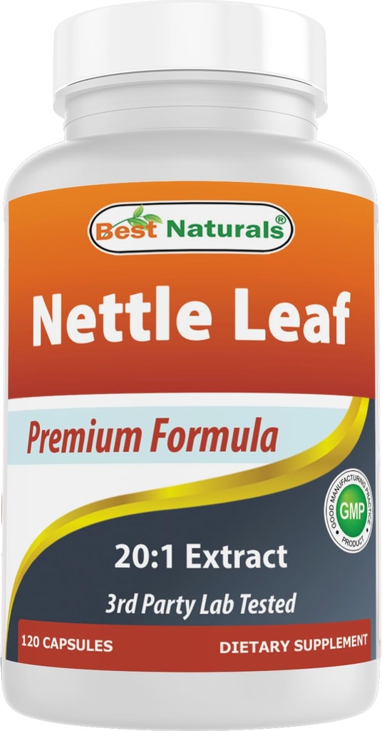 Best Naturals Nettle Leaf לחלץ 5000 מ"ג Equivalent Per Serve- 120 קפסולות
