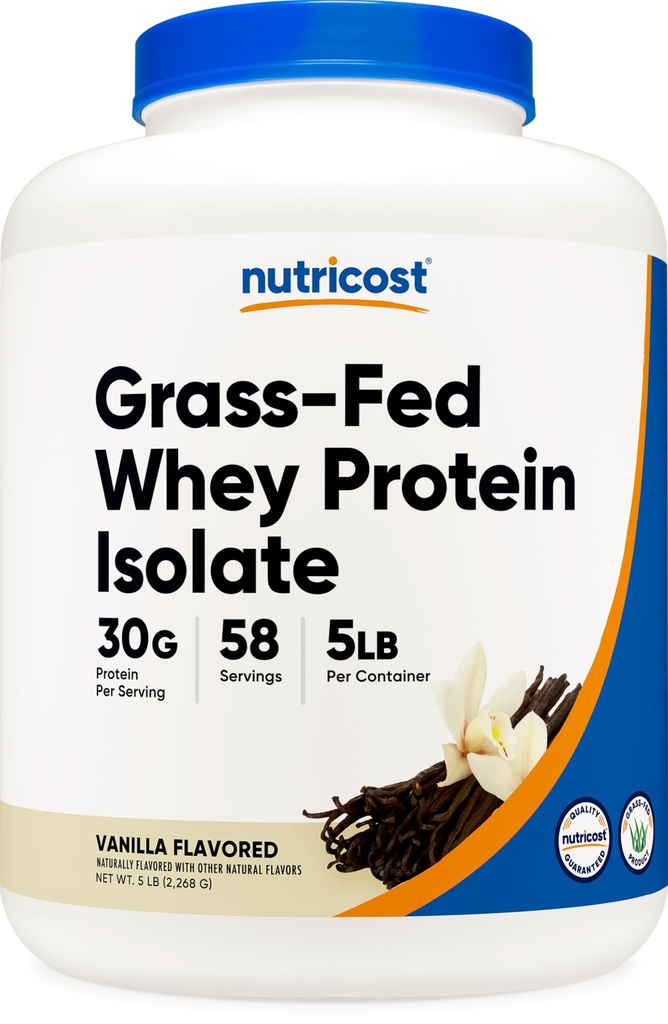 חלבונים צמחיים רעילים (Vanilla) 5LBS - non-GMO, Gluten Free, Natural Flavors