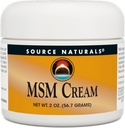 מקור טבעי MSM Cream - מכיל ויטמין E וג'ינקגו - 2 oz