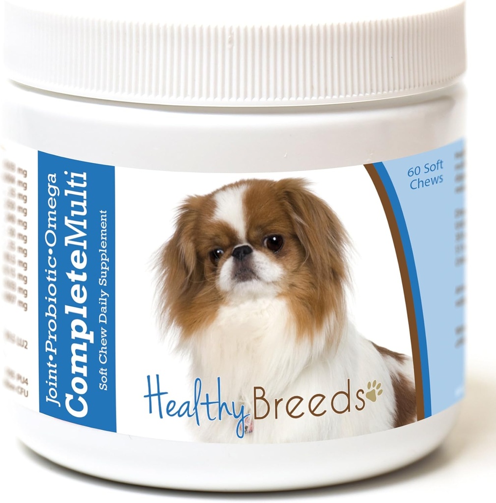 בריא Breeds יפני Chin All in One Multivitamin Soft Chew 60 Count