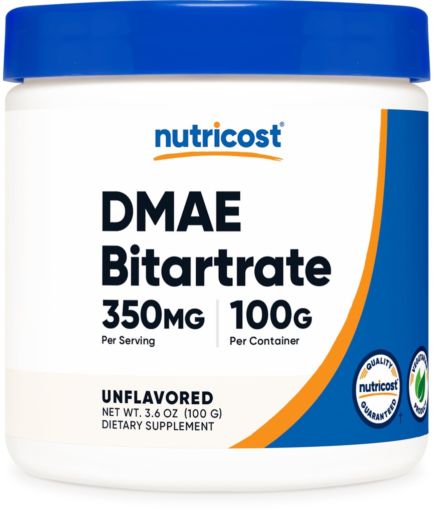 חומצה טהורה DMAE-Bitartrate אבקת 100 גרם