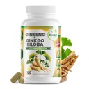GreeNatr גינקו Biloba & Panax גינזנג תוסף - Red גינזנג המוח תוסף לזיכרון והתמקדות - ג'ינקגו בילובה תוספי חזון טוב, מערכת החיסון ושיפור זרימת הדם - 120 טבליות