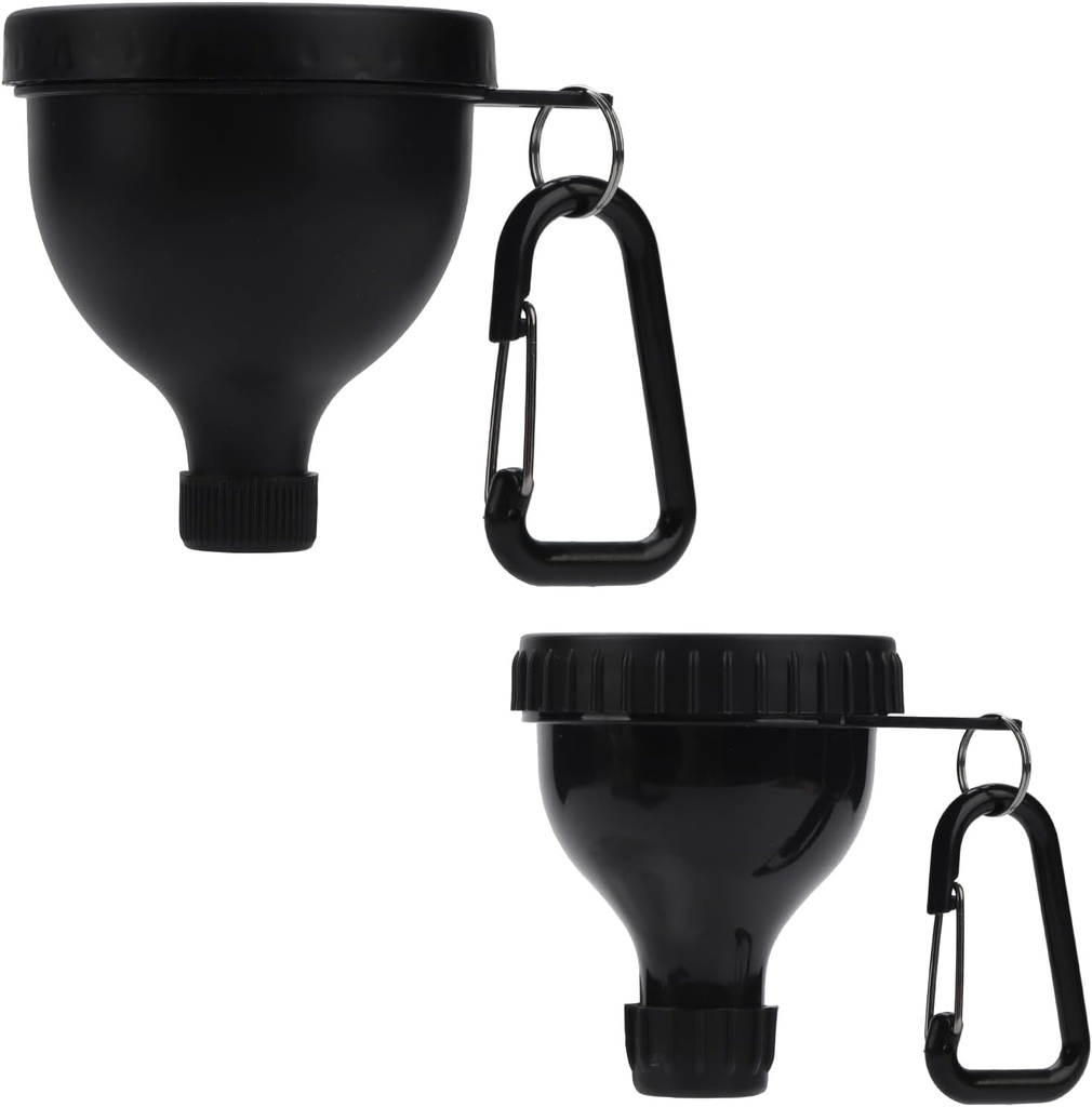 2 אבקת חלבון Pcs אבקת Container, אבקת חלבון נייד אבקת נסיעות מכיל, אבקת חלבון אבקת פאנק, שפכים בקבוקי מים עבור אבקות Mixes, Pre Workout / gym תוסף Funnel Keychain (50 מ"ל +100 מ"ל)