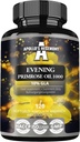 APOLLO'S HEGEMONY Evening Primrose Oil 1000 מ"ג עם ויטמין E - 100 מ"ג של GLA Acid - 120 קפסולות Softgel - 4 חודשים אספקת מזון - תוספת לתמיכה ב- Hormonal Balance ו- Skin Health