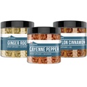 Earthborn Elements קייאן פפר, Ceylon Cinnamon & ג'ינג'ר Root Bundle (200 קפסולות כל אחד), Pure & Undiluted, ללא תוספות