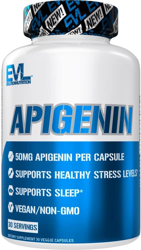 תוסף Pure Apigenin מפלט Chamomile - מרגיע את Apigenin 50 מ"ג bioflavonoid מתח ו Mood תמיכה תזונה גבוהה bioavailable טבעוני non-GMO Herbal Sleep תוסף