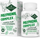 20in-1 Polyphenols תוסף מעל 20 פירות, ירקות ופוליפנולים, Powerful Antioxidants, Quercetin, Resveratrol, Turmeric, Green Tea, Polyphenols for Age Defense, Energy & Immune, 90 קפסולות