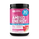 Optimum Nutrition Amino Energy אבקת פלוס להתמקד, עם BCAA, אלקטרוליטים, וקפאין, Watermelon, 30 משרתים (Packaging May Vary)