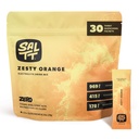 SALTT Electrolytes אבקת פלאקר - Zesty Orange - 30 hydrotion Packets - Magnesium, Potassium, Sodium, Trace מינרליםs - Zero Sugar & Gluten Free - Travel Essentials