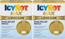 Icy Hot Max Power Lidocaine Pain Help Patch (5 Count) Penetrates for Fast, Targeted Relief (Pack of 2)
