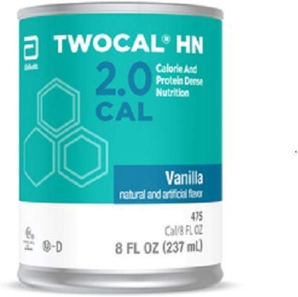 2cal HN Calorie וחלבון Dense תזונה, מוכן לשימוש, וניל, 8-Ounce Cans (Pack of 24)