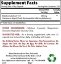 Best Naturals Elderberry 5000 מ"ג וג'ינקגו בילובה 120 מ"ג