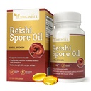 Reishi Spore Oil Shell Broken תוספת כוח 500 מ"ג (60 Softgels)