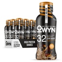 רק מה שאתה צריך Pro Elite Plant מבוסס חלבון גבוה Keto Shake, No Nut Butter Cup, Zero Sugar, 32g חלבון, אומגה 3, Prebiotics, Superfoods Greens for Workout and Recovery, 0g Net Carbs