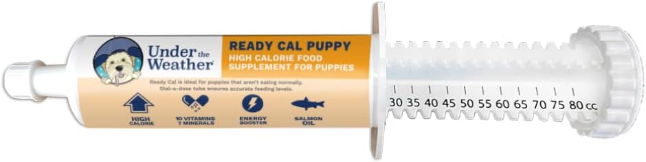תחת מזג האוויר | Ready Cal for Puppies 80cc | High Calorie Puppy Nutritional Supplemental