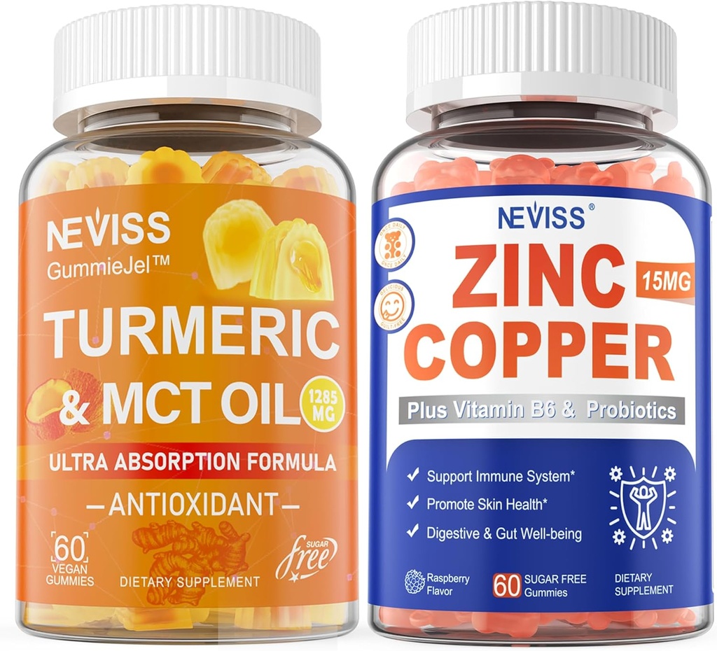 חניכיים Turmeric 1000mg+Zinc Copper חניכיים
