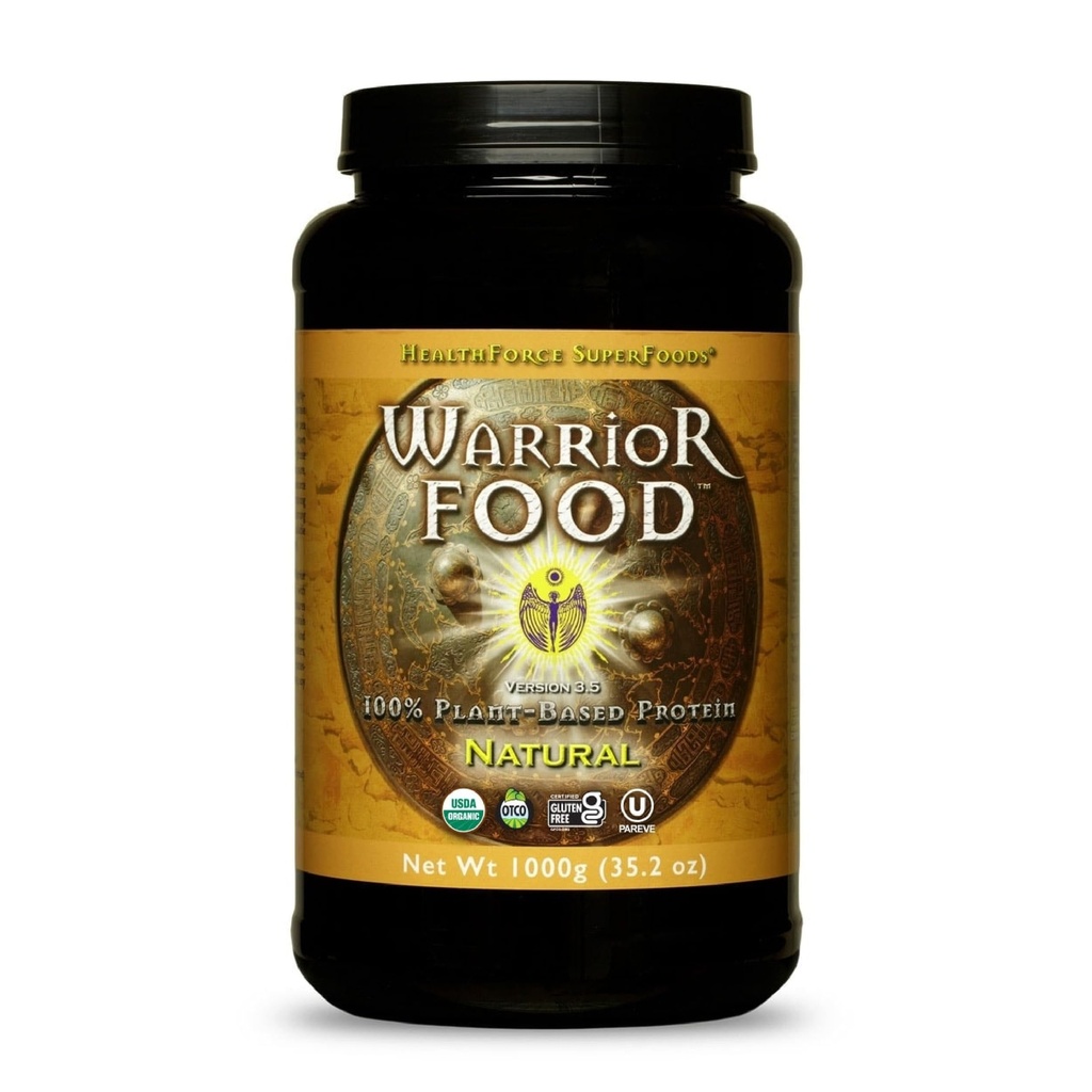 HALTHFORCE SUPERFOODS Warrior Food Protien אבקת - Natural Flavor - 1000 גרמים